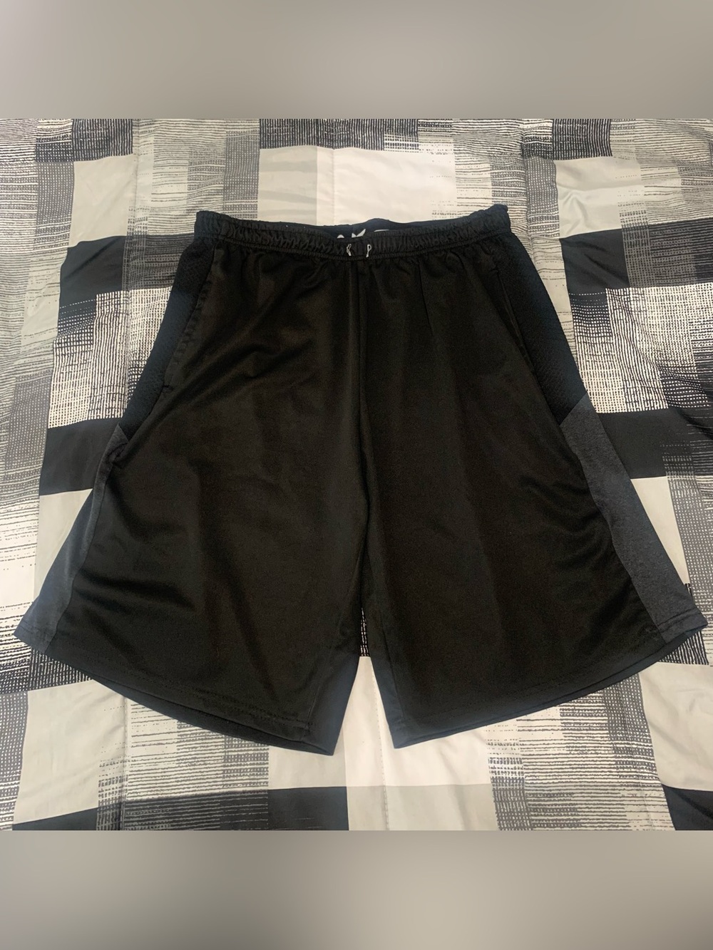 Black Athletic Gym Shorts Size M